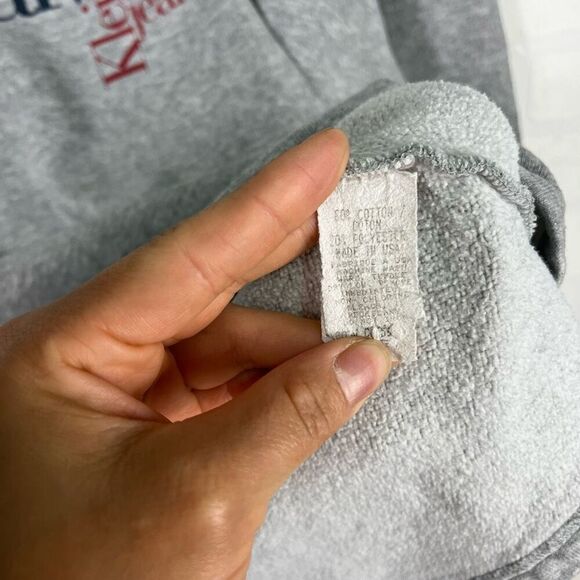 Calvin Klein Mens Crewneck Sweatshirt Size Large Vintage Made In Usa Cotton - Picture 6 of 12